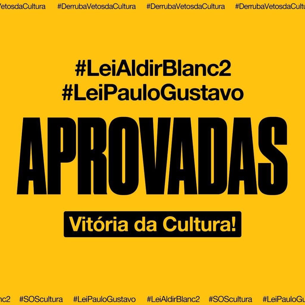 LEIS DA CULTURA&nbsp;APROVADAS!