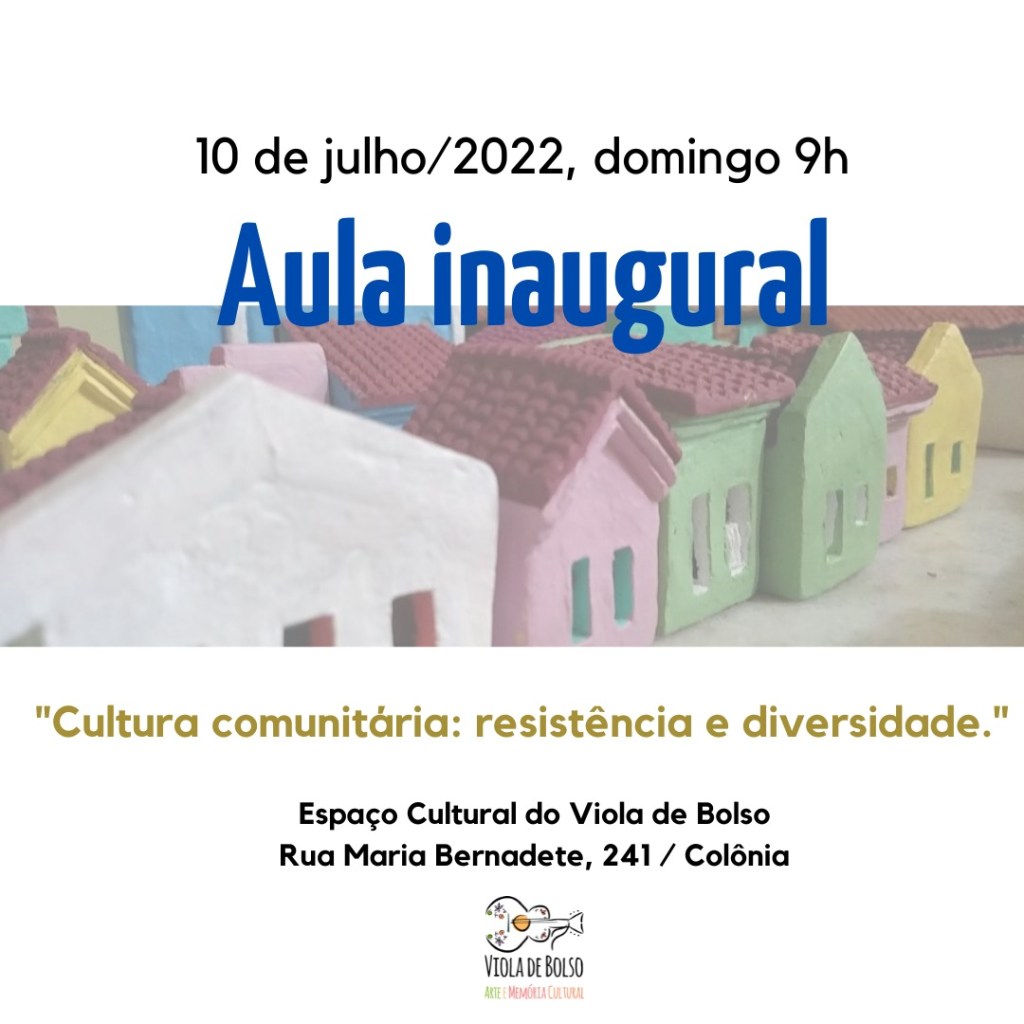 Espaço cultural do Viola de Bolso inicia suas atividades na&nbsp;Colônia