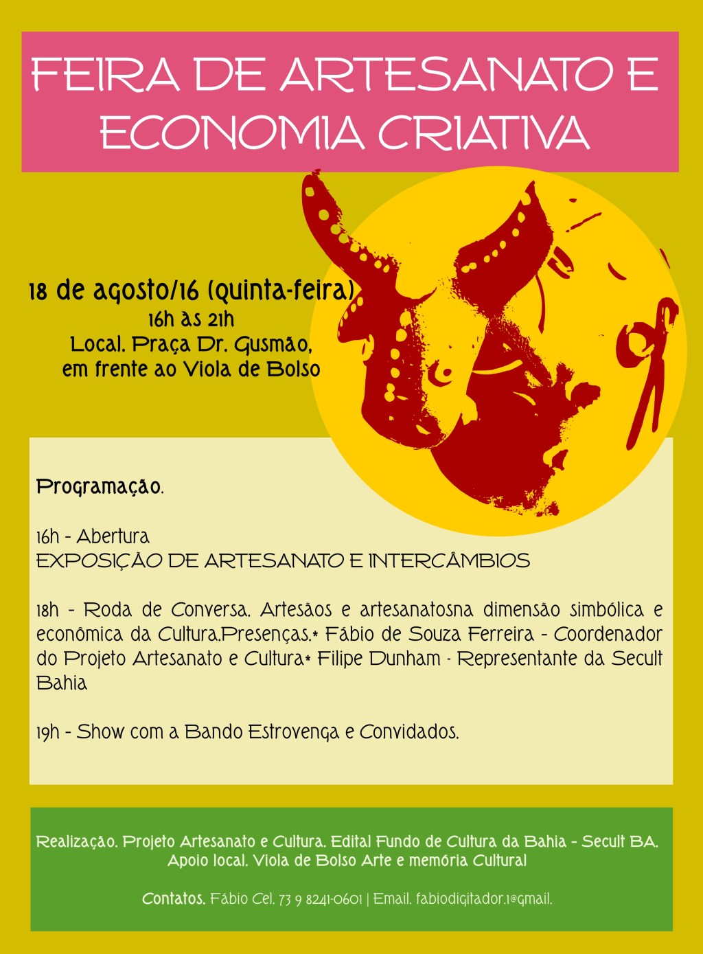 FEIRA DE ARTESANATO EM FRENTE AO VIOLA