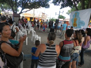 Ponto de cultura na praça