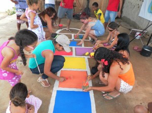 cores da amarelinha no Minga