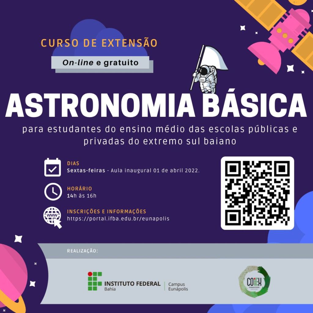 IFBA faz curso de extensão de Astronomia&nbsp;Básica
