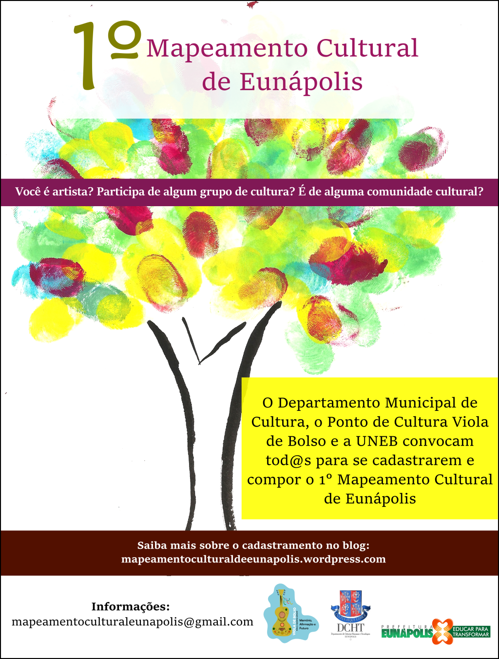 Mapeamento cultural de Eunápolis –&nbsp;presente!