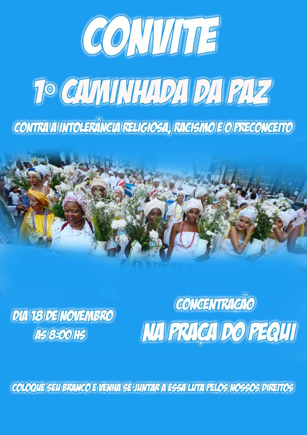 CONTRA A INTOLERÂNCIA&nbsp;RELIGIOSA