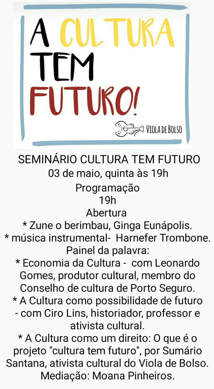 SEMINÁRIO EM EUNÁPOLIS DEBATE PROPOSTA DE CULTURA