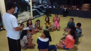 Roda de leitura no Ponto