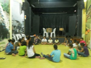 Preparando a Caminhada - Oficina de percussão